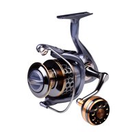 Magideal - Carrete De Pesca Carrete De Aluminio Potente 3Bb Mango De Metal Suave Ligero Velocidad Agua Salada Agua Dulce Carrete De Fundición Lejana Carrete , Dr7000