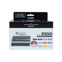 Cartucho De Tinta Canon Pfi-5100, Paquete De 10 Colores Para Imageprograf Pro-310