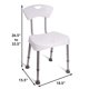 thumbnail image 2 of Asiento de Baño Carex Modelo con Respaldo Ajustable en Altura, 2 of 6