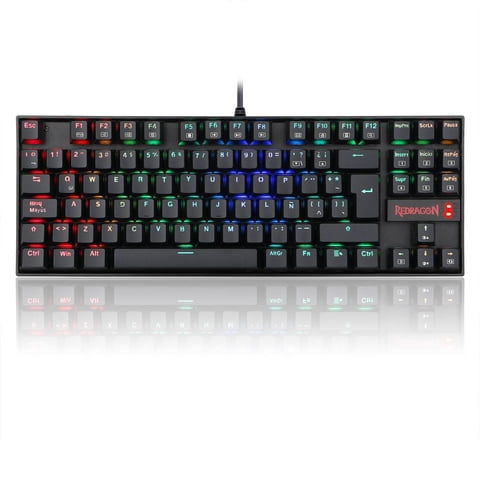 Teclado Gamer Redragon Kumara K552 Rgb Mecanico Blue Switch Español