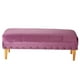 thumbnail image 1 of Banqueta Provenza Tachas 2c Felpa 04 Morado, 1 of 2