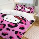 thumbnail image 2 of Hello Kitty Duvet Cover Set 3-Piece Bedding Set Soft Warm And Comfortable Soft Bed Set for Bedroom All Season Bed Sheets, 2 of 5