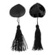 thumbnail image 3 of pezón cubierta pegatina sexy juguetes mujeres lentejuelas borla pechuga sujetador pasty negro, 3 of 4