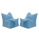 thumbnail image 1 of Set Pouf Potter 1c Felpa Azul Petroleo, 1 of 4