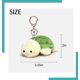 thumbnail image 2 of Llavero Jenmex Animal Marino de Peluche, Encanto de Tortuga Marina, 2 of 6