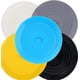 thumbnail image 1 of Tapones de silicona grandes: uno en cada color: negro, blanco, gris, azul y amarillo, 1 of 6