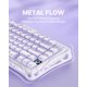 thumbnail image 3 of Teclado mecánico inalámbrico RGB GravaStar Mercury K1 morado, 3 of 8
