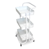 Prochef - Carro Organizador Multiuso Blanco Bandejas Plásticas