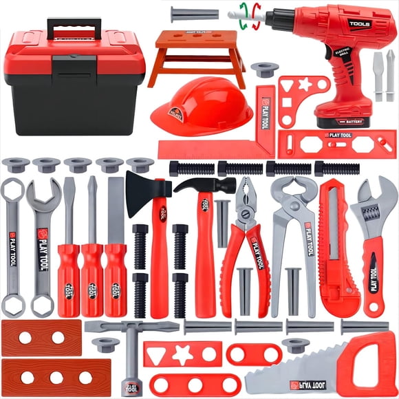 Set Herramientas Winbar 55 Piezas Juguete Taladro Niao