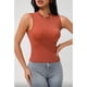thumbnail image 1 of Polera Corta Mujer Top Sin Manga Full Elasticada Diseño 9013, 1 of 2