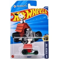 Mattel - Vehículo Fundido Hot Wheels Snoopy Hw Screen Time Collection