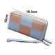 thumbnail image 2 of Cartera de mano de cuero con múltiples tarjeteros y cremallera de gran capacidad para viajes, 2 of 5