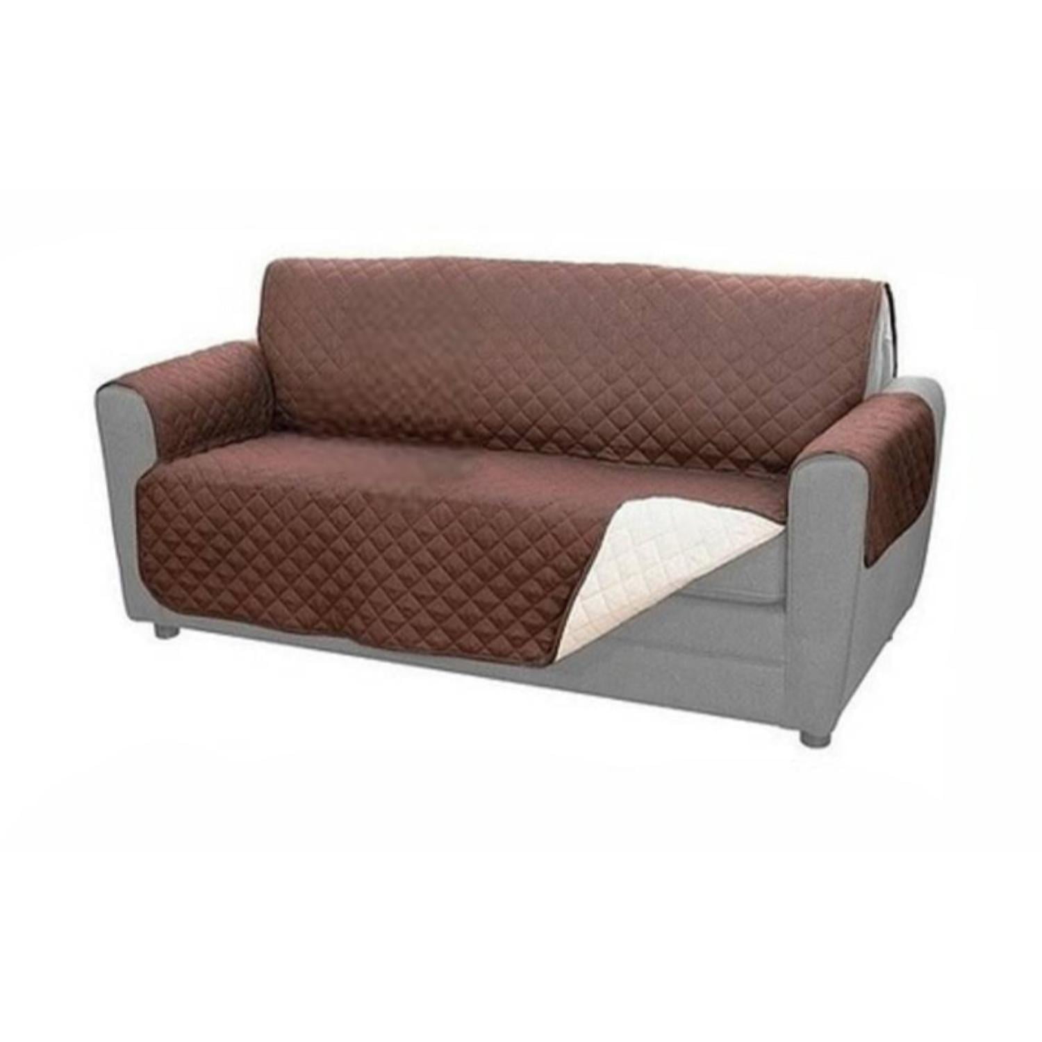 Total Click - Funda Cobertor Protector Para Sofa Sillon 2 Cuerpos Reversible