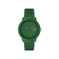 Reloj Lacoste 12.12 Para Hombre Con Cuarzo, Caja Tr90, Correa De Silicona Verde