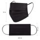 thumbnail image 4 of Mascarilla desechable Borje Black, 50 unidades, protección de 3 capas, 4 of 7