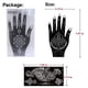 thumbnail image 2 of Kit de plantillas de tatuajes de henna XMASIR, paquete de 24 hojas, 2 of 9