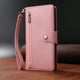thumbnail image 1 of Wallet Button Closer Flip PU Leather Phone Case With Card Slots And Zipper Wallet Bag For Samsung Galaxy A54 A34 A24 A14 A04E A22E A23E A23S A73 A53 A33 A23 A13 A01 A02 M02 A02S A03S A01 Core, 1 of 3