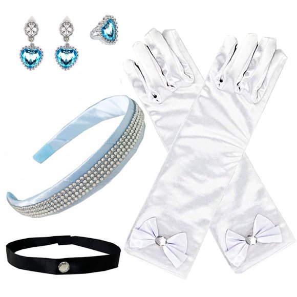 Set de accesorios de vestuario Yosbabe Princess Cinderella Girls