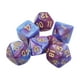 thumbnail image 3 of Juego De Dados Poliédricos De 7 Piezas, Accesorios De Juego De Mesa Duraderos Para Juego De Cartas, Café, Azul Claro, Violeta, 3 of 3