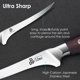 thumbnail image 2 of Cuchillo de Filetear DDF iohEF 18 cm Mango de Pakkawood, 2 of 7