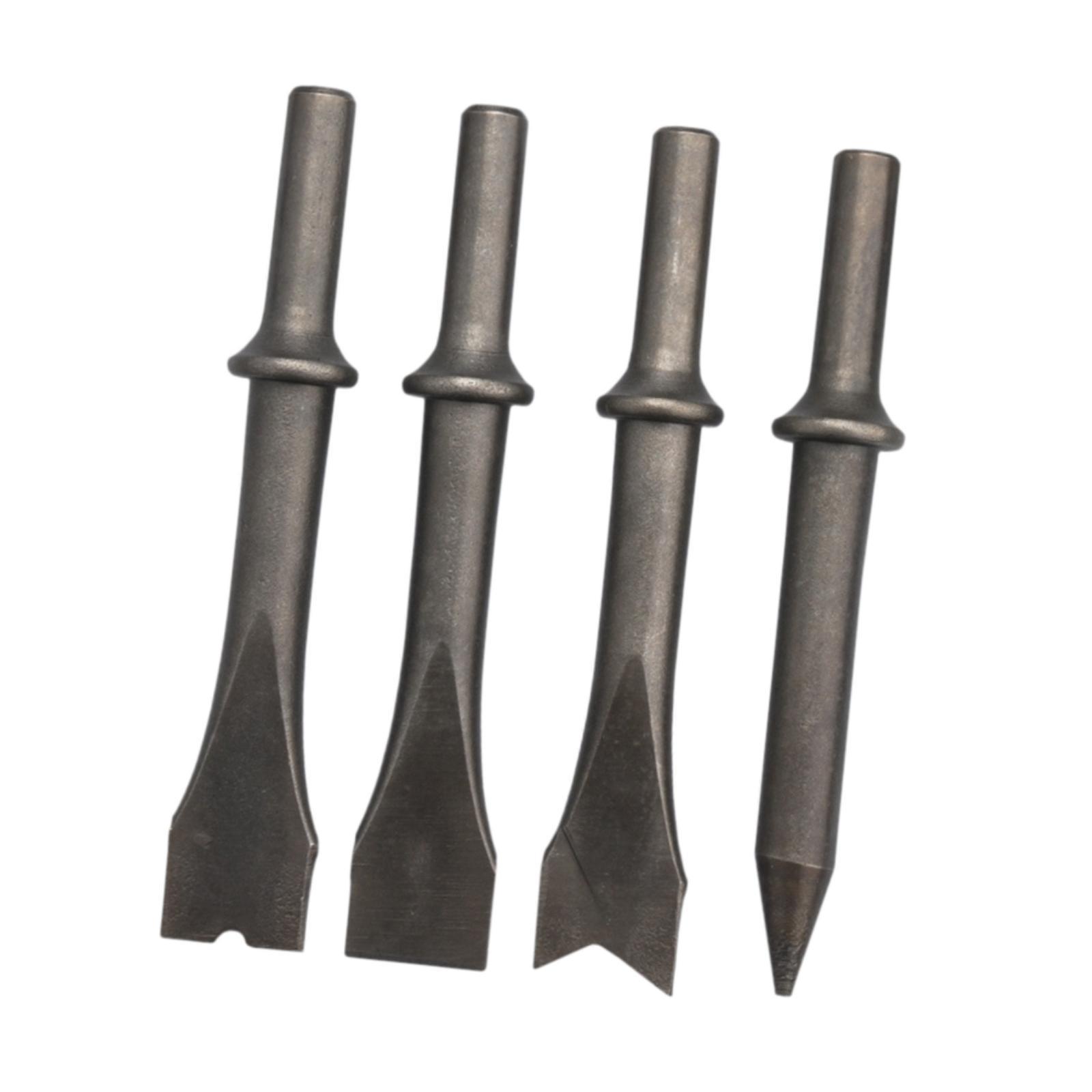 Magideal - Juego De 4 Martillos Neumáticos Y Cinceles, Herramientas Neumáticas Portátiles Para Desmontaje Y Reparación De Automóviles. Juego De Martillos Y Cince