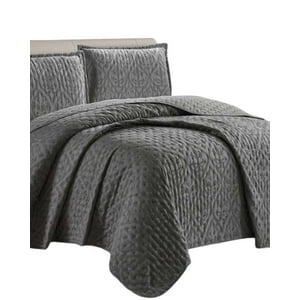 Tengfei - Cubrecama 2 Plazas De Lujo Extra Suave Con Relieves De Tufting