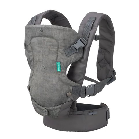 Riqui - Porta Bebé Gris Ergonómico