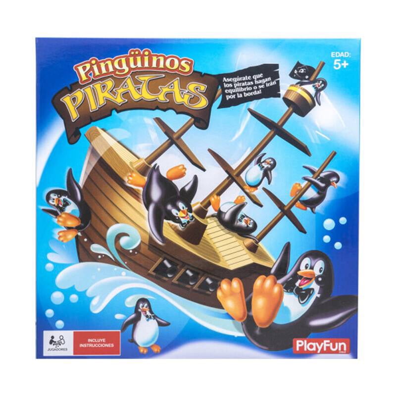 Playfun Games - Juego De Mesa Pinguinos Pirata Mente Playfun