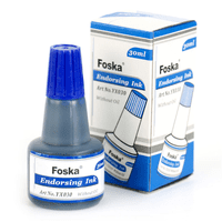 Tinta Tampón Azul 30 Ml Yx030(Blue) Foska