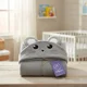 thumbnail image 5 of Toalla Para Bebé Con Capucha Animales Ratón Gris - BABYMINE, 5 of 6