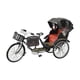 thumbnail image 5 of Modelo De Rickshaw De Aleación, Decoración Del Hogar Para Niños, Niñas, Adultos, Coleccionistas, Negro, Tres Ruedas, 5 of 5