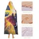 thumbnail image 4 of Los Thornberrys Manta Capa con Capucha Anti-Bolitas, Manta de Lana Ártica Suave, Manta Portátil de Felpa Ligera y Lujosa, Poncho para Siesta en Casa y Oficina, 100*130cm, 4 of 6