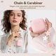 thumbnail image 3 of Funda de silicona Wowwat para AirPods con cadena floral, 3 of 3