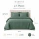 thumbnail image 2 of CUBRECAMA MARTINÉ MICROFIBRA EMBOSSED SONYA CON SHERPA 2.5 PLAZAS VERDE – 260 X 250 CM, 2 of 3
