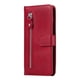 thumbnail image 3 of Funda con Cremallera para Xiaomi POCO X3 NFC, Carcasa Cartera de Cuero PU con Soporte y Tarjetero, 3 of 6