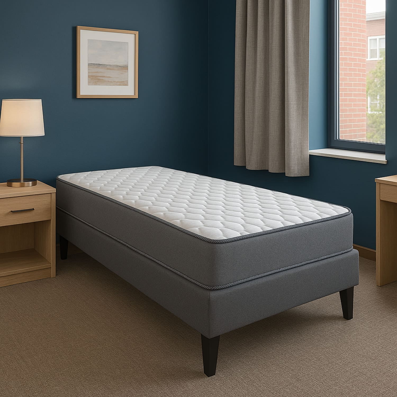 Taurova - Colchon Marrova 1,5 Pza Resortes Bonnell Espuma De Alta Densidad