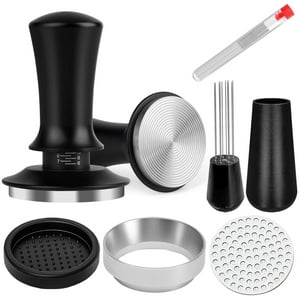 Kit De Accesorios Para Espresso Hengyda De 58 Mm Con Tamper Y Embudo Dosificador