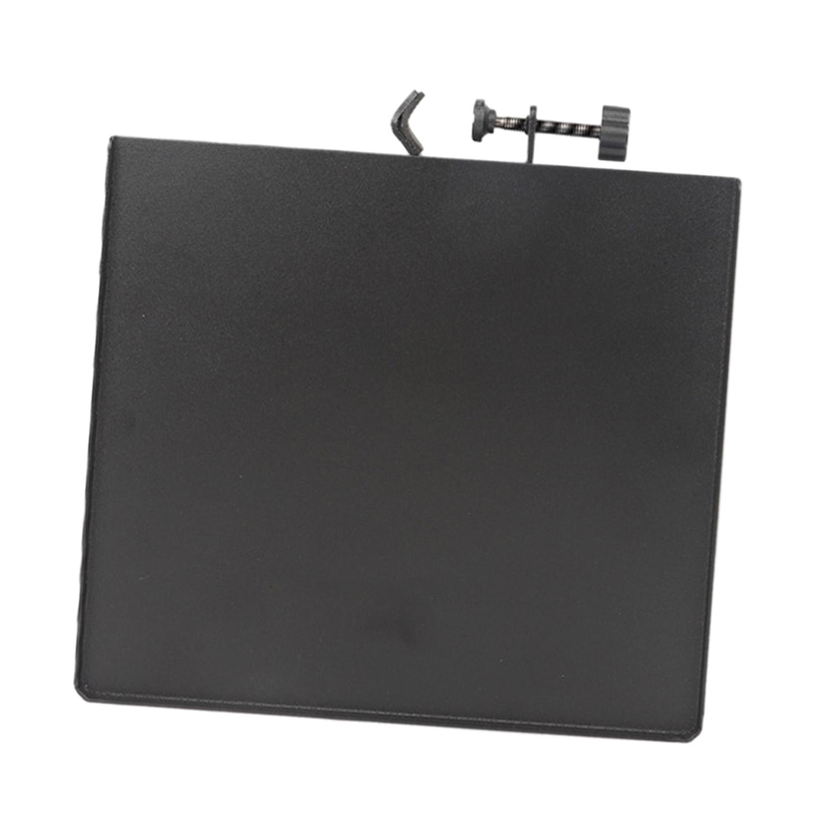 Magideal - Bandeja De Tarjeta De Sonido Soporte De Instrumentos Multifunción Soporte Resistente Bandeja De Soporte De Micrófono De Oficina Para Grabación En Vivo Clip Cuadrado De 32 Cm.