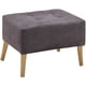 thumbnail image 2 of Pouf Petrum Gris Felpa 62x42x42 cm, 2 of 3