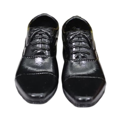 Magideal - Mini Zapatos Para Hombre, Zapatos Con Cordones, Accesorio Para Casa De Muñecas, Modelo Portátil, Fácil De Usar, Moda Para Decoraciones De Muñecas 1:6,