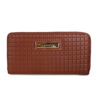 Carven Paris - Billetera De Mujer Nina Marrón Oscuro