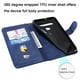 thumbnail image 3 of Funda con Cremallera para LG K51S, Carcasa Cartera de Cuero PU con Soporte y Tarjetero, 3 of 5