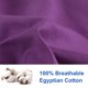 thumbnail image 4 of Ofertas Únicas 2Pcs Fundas de Almohada de Algodón con Cremallera Estándar, 20'x26', Púrpura Oscuro, 4 of 7