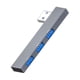 thumbnail image 3 of USB 3.0 Hub Compact 3 Puertos Adaptador USB Portátil Para PC Flash Drive Teclado USB3.0 USB2.0 USB2.0, 3 of 5