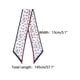 thumbnail image 3 of INSPIRE CHIC Bufandas Largas Estampadas de Moda para Mujer, Cinta de Cuello Negra y Blanca de Satén Sedoso 57.1x5.1" Patrón de Trigo, 3 of 6