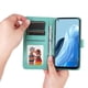 thumbnail image 4 of Funda tipo cartera FOXDOCK para OPPO Reno 7 4G , diseño girasol en relieve, cuero PU, cierre magnético, soporte y tarjetero, 4 of 5
