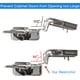 thumbnail image 5 of Calzas Para Bisagras De Puerta 45 Piezas Clips Restrictores De 86°, 5 of 5