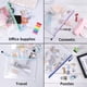 thumbnail image 5 of Bolsas con cierre EOOUT, tamaño A4, impermeables, 24 unidades, 8 colores, 5 of 6