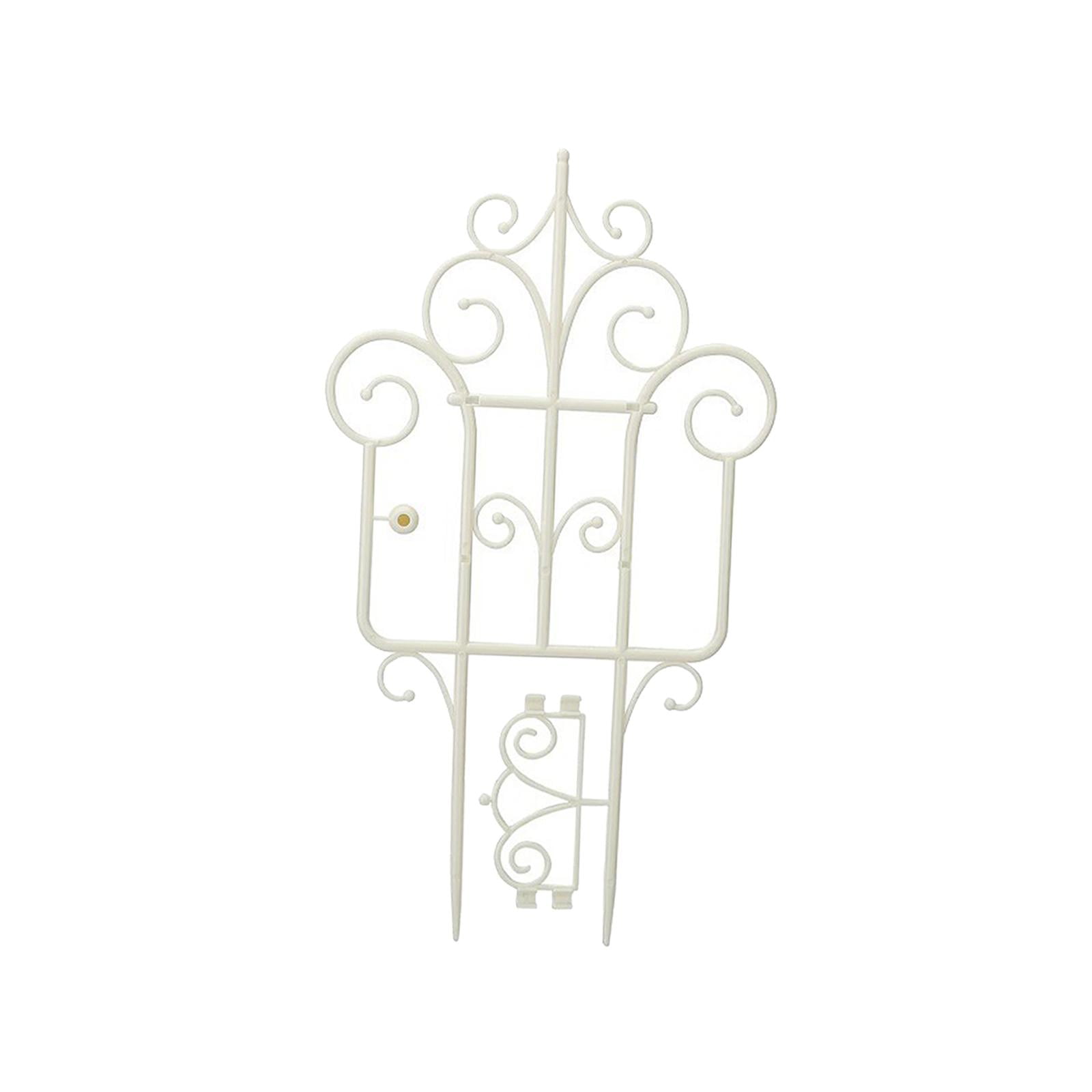 Magideal - Enrejado De Jardín Para Plantas Trepadoras, Enrejado Resistente Para Plantas De Interior/exterior Para Plantas En Maceta, Plantas De Interior, Enredad Blanco