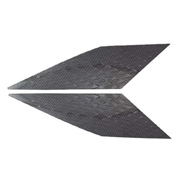 2 piezas de alerón trasero, cubiertas de moldura de ventana lateral, calcomanías de decoración, estilo de coche para Atto 3 Yuan Plus, accesorios , Fibra Fibra de carbon